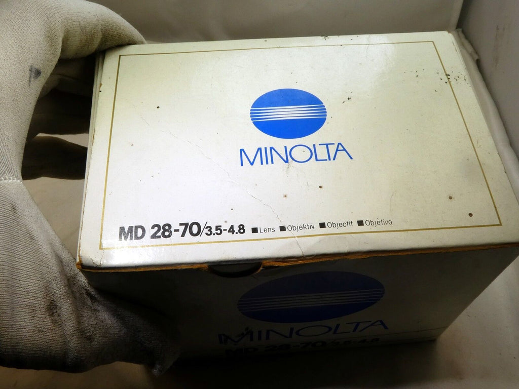Empty Box for Minolta MD 28-70mm f3.5-4.8  LENS With Sponge Foam insert