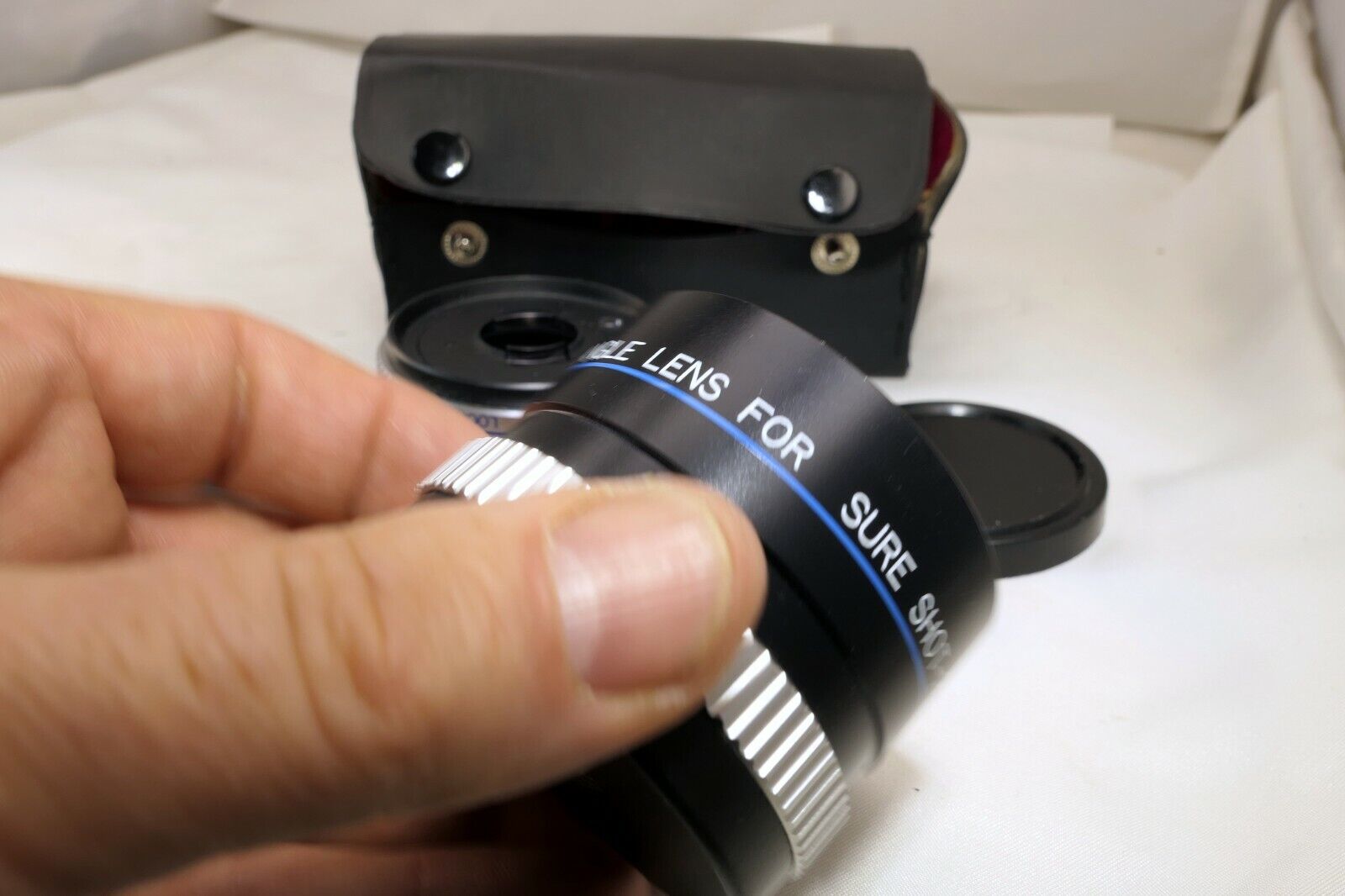 PM Telephoto & Wide angle Lens for Sure Shot 2 camera Canon  AUX point and shoot