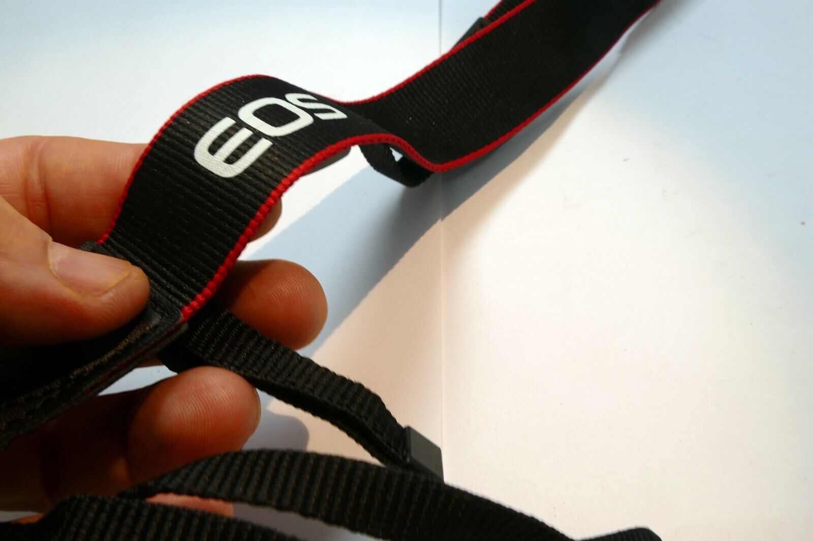 Canon EOS Camera Shoulder Strap Black-White  3cm wide - OEM Genuine