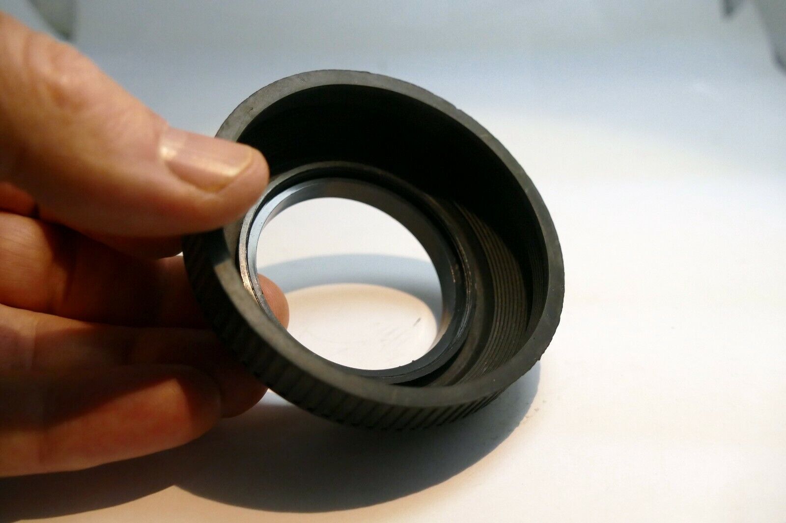 52mm rubber lens hood shade for normal 50mm f1.8 to medium telephoto 85mm f2.8