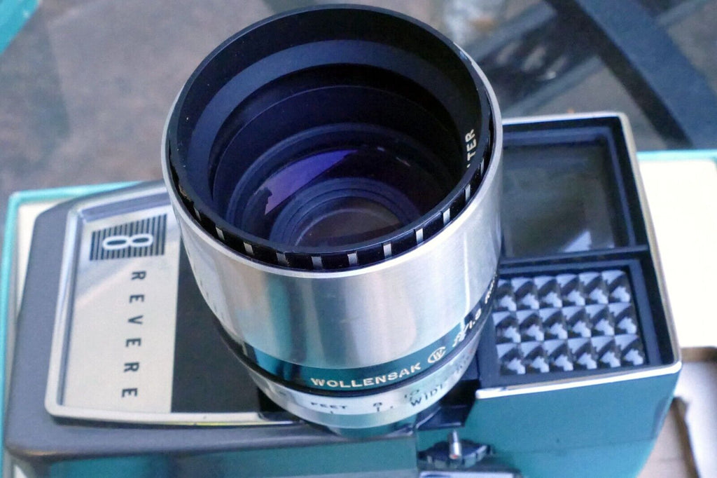 Revere 8 Eye-Matic 8mm Spool Model 143 Power Zoom w/ f1.8 Raptar Lens - AS IS