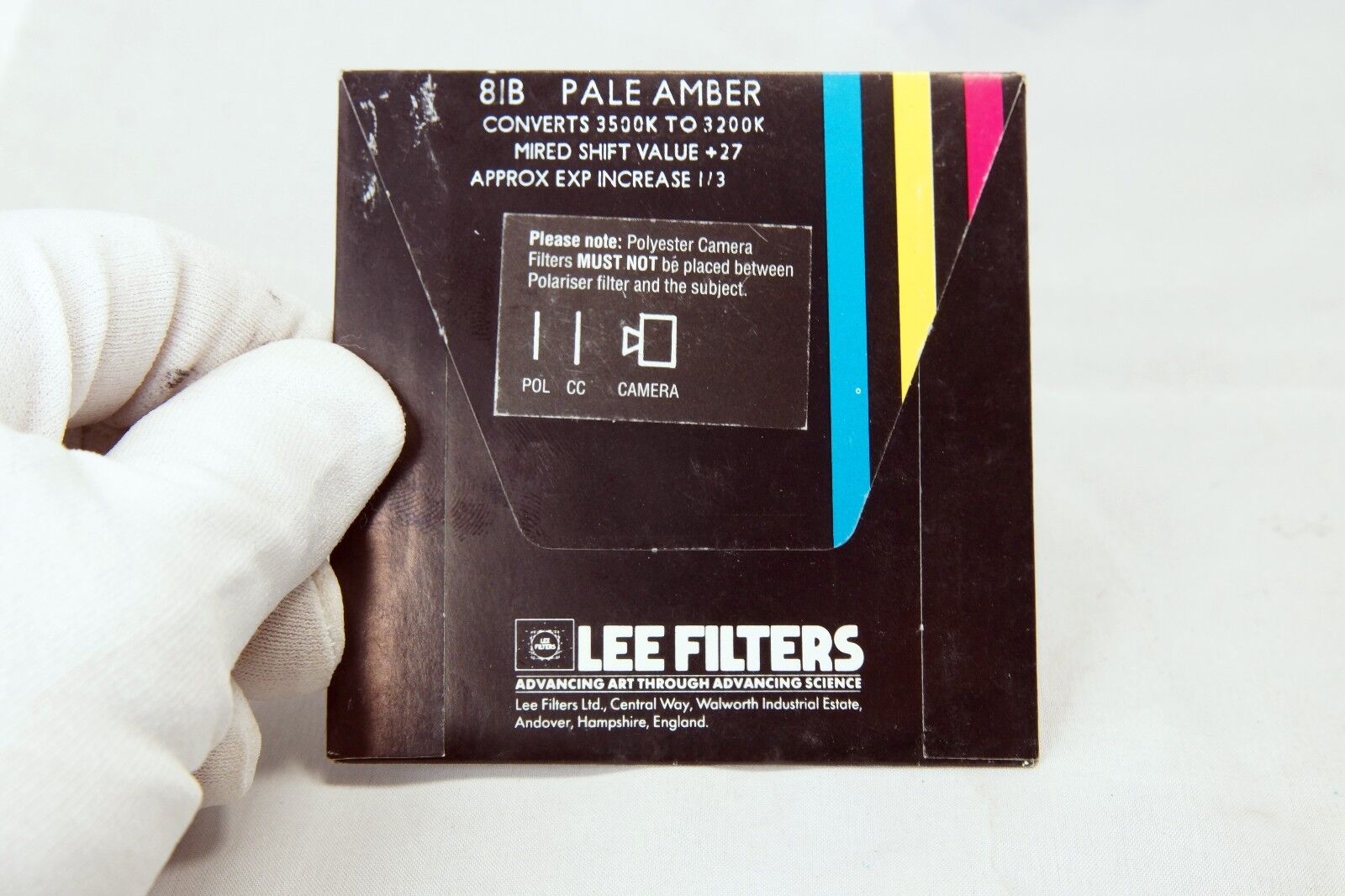 81B Lee Camera Filter Sqaure 75X75mm 3X3"