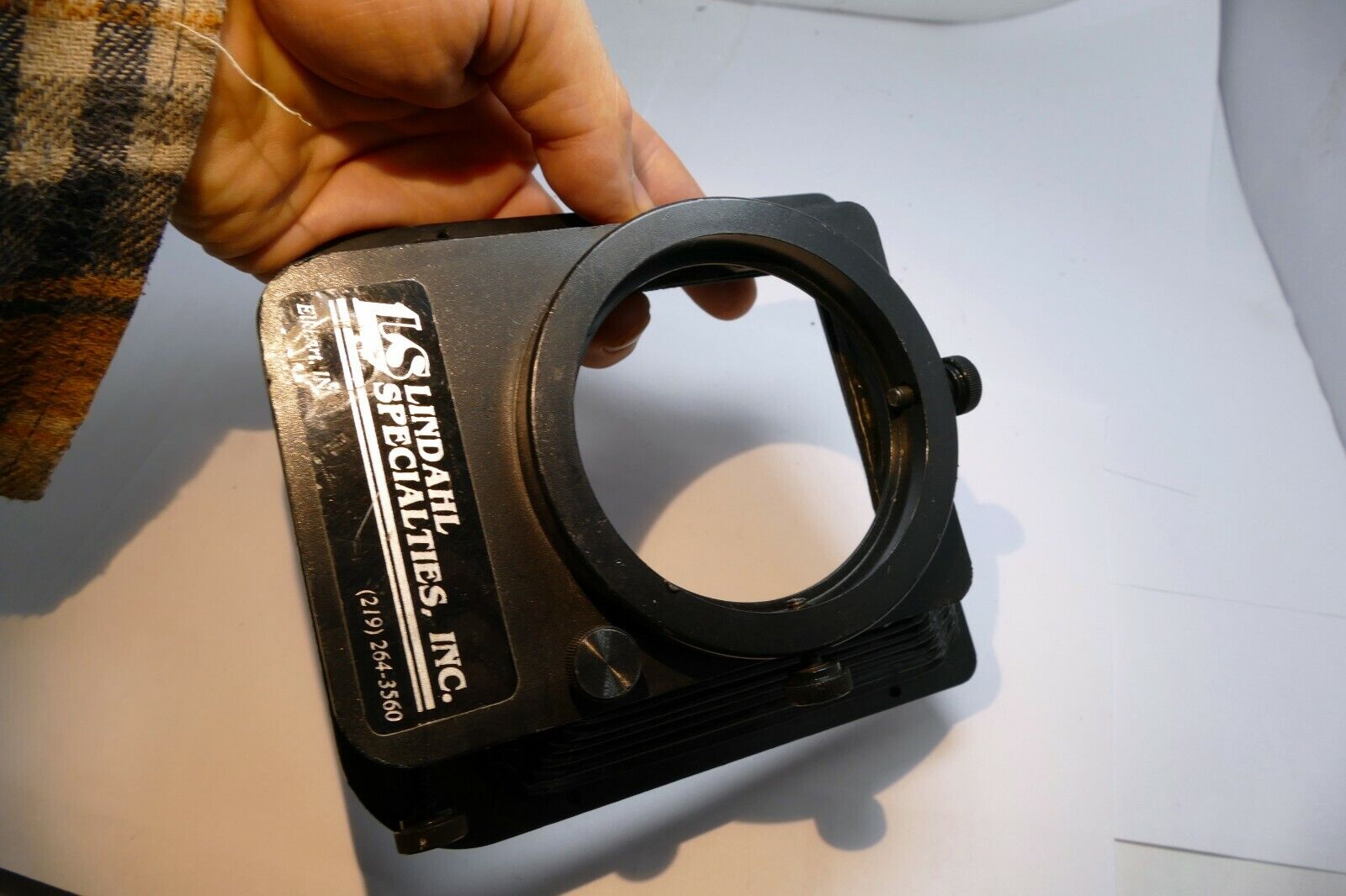 Lindahl Bellows lens Hood 31.1320 Bell-O-Shade Single 3X3 filter slot