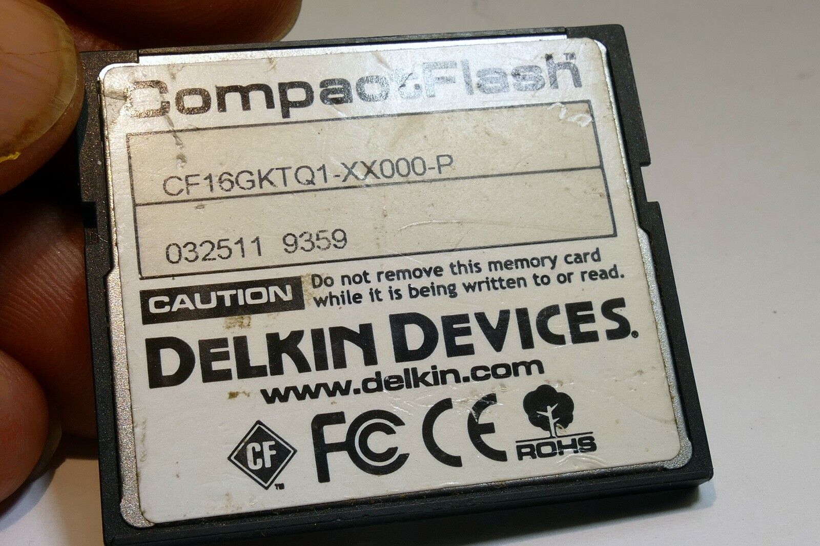 Delkin Devices PRO Compact Flash CF memory card 16GB 450X  UDMA-6 fast