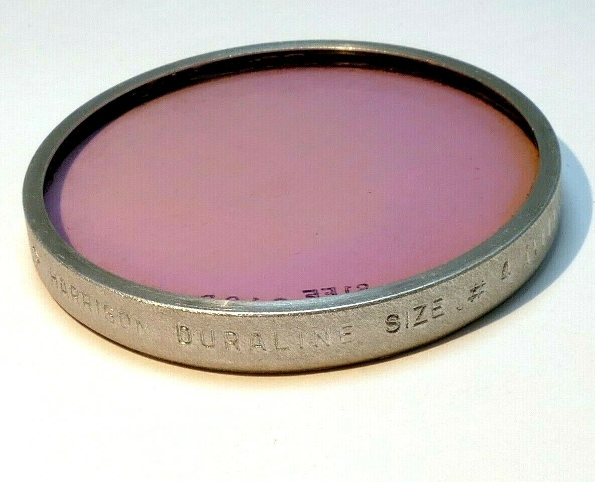 Harrison Duraline size 4 VII - 7 series lens Filter 81-C10R red magenta drop in