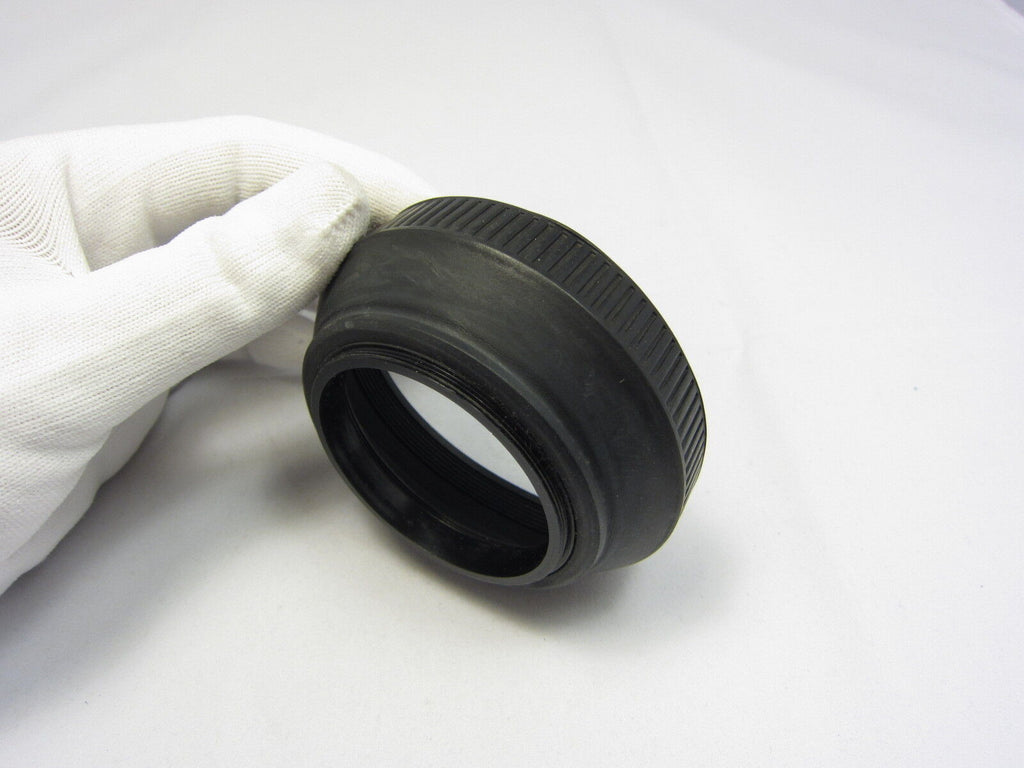 Used Unknown Brand 52mm Collapsible Rubber screw in Lens Hood N102038