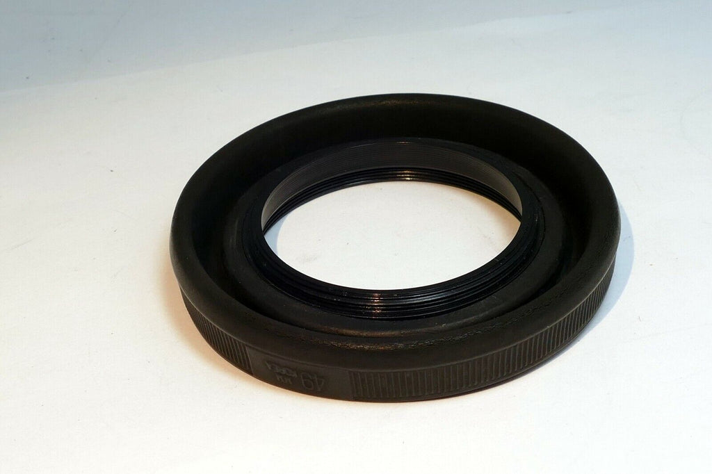49mm Rubber Lens Hood shade for 50mm f1.8 f1.7 lenses double threaded