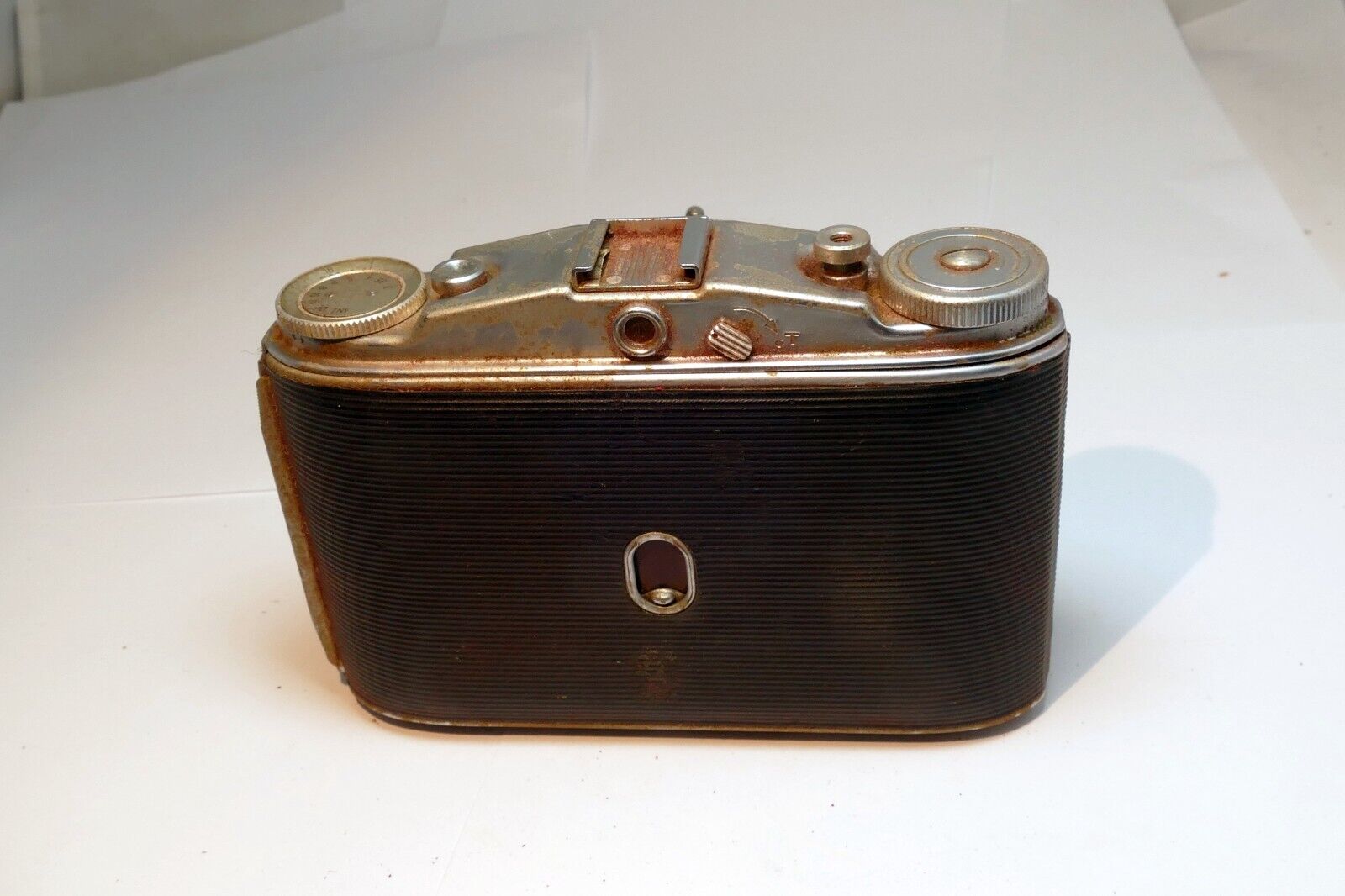 Agfa-Ansco Speedex Special Folding Camera With 85mm f/4.5 Apotar Lens 4X5 medium