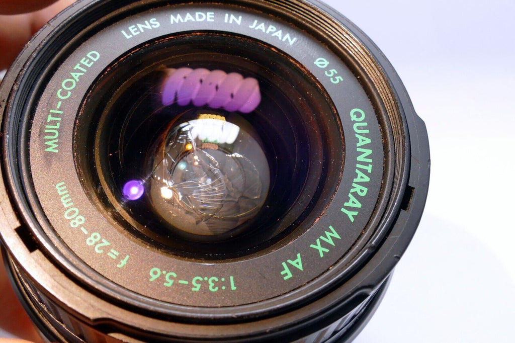 Quantaray 28-80mm f3.5-5.6 AF lens for Minolta AF Damaged parts or repair AS IS