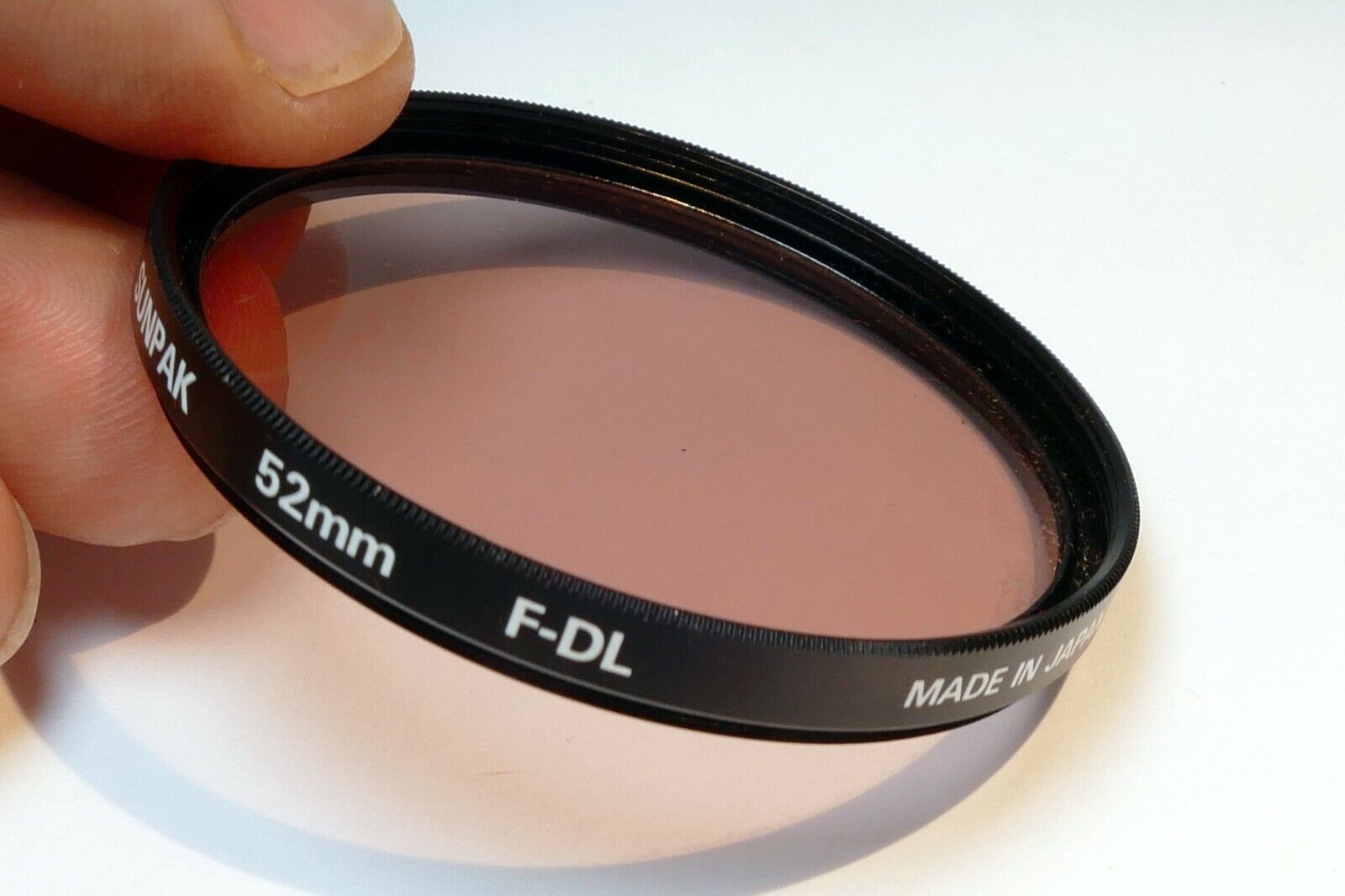 Sunpak 52mm Filter F-DL  Fluorescent to daylight correction