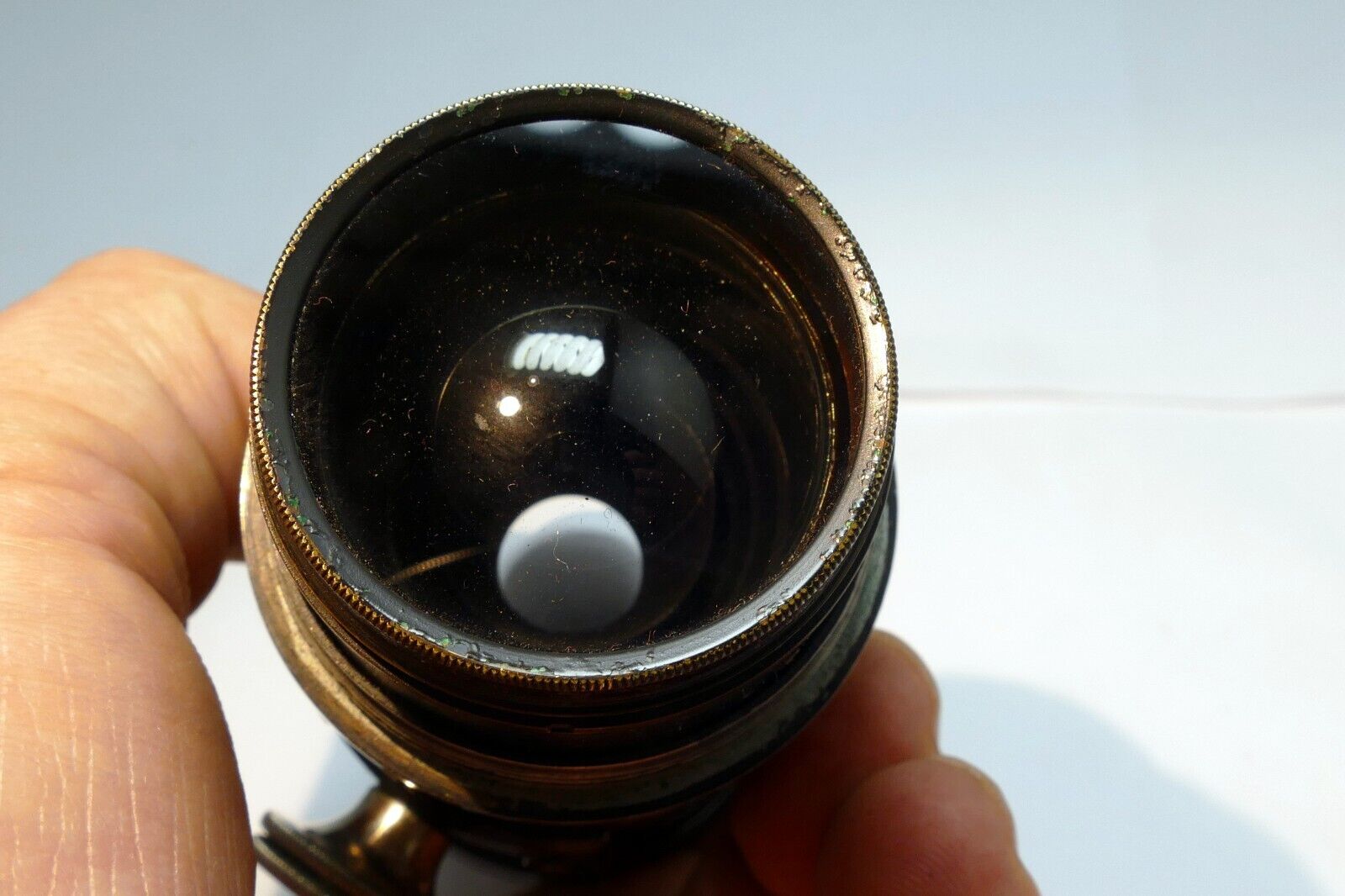 Goerz Berlin 60mm Tele Lens brass lens with focusing tube IIIa