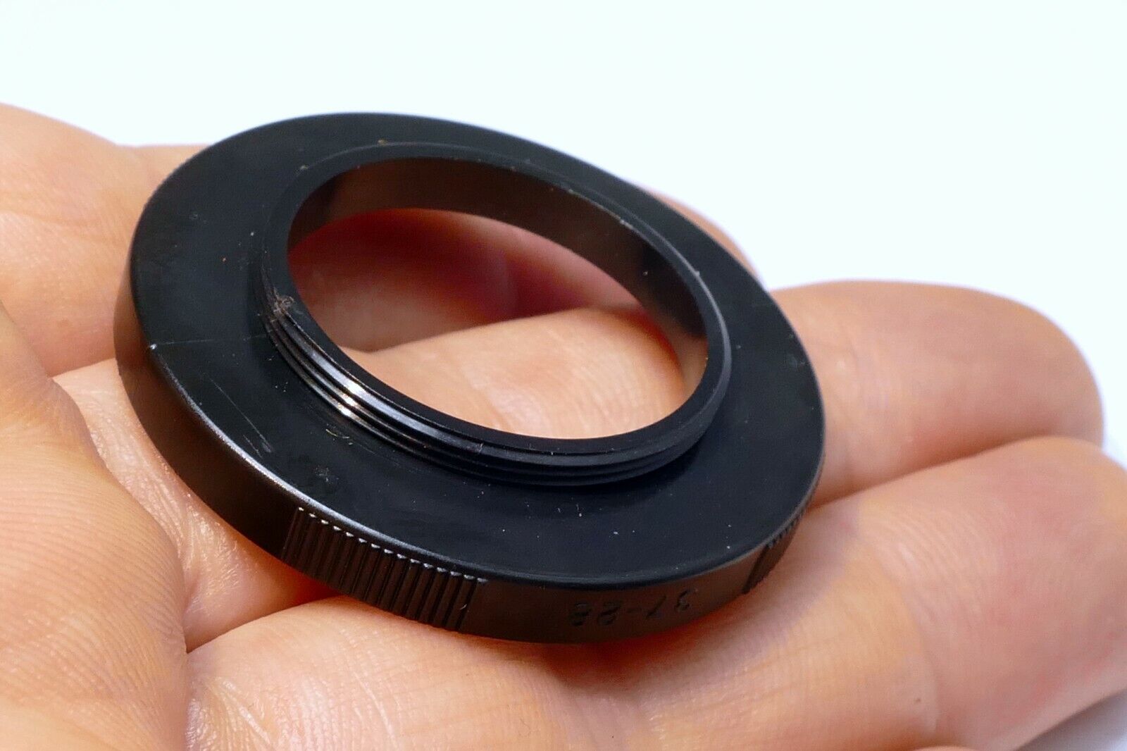 28mm to 37mm Step Up Plastic  lens ring adapter  screw in threaded