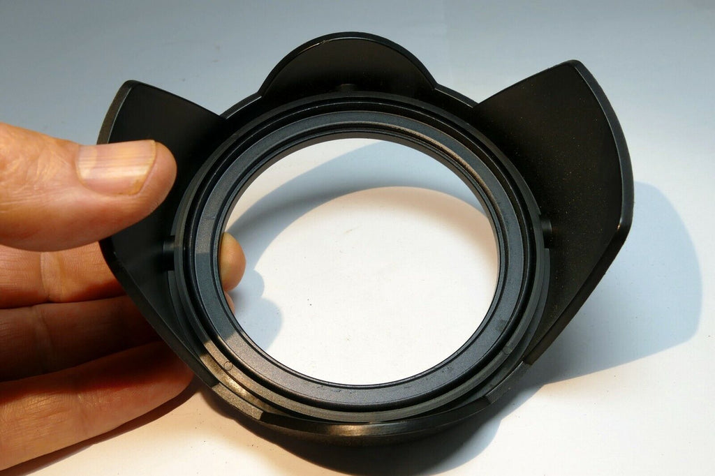 77mm plastic petal Lens Hood Shade threaded screw in type