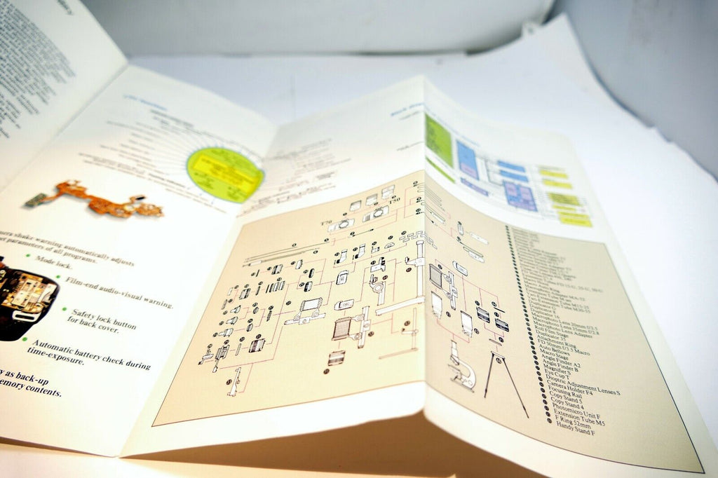 Canon T70 camera Sales Brochure Guide English New Vision Photography  1984