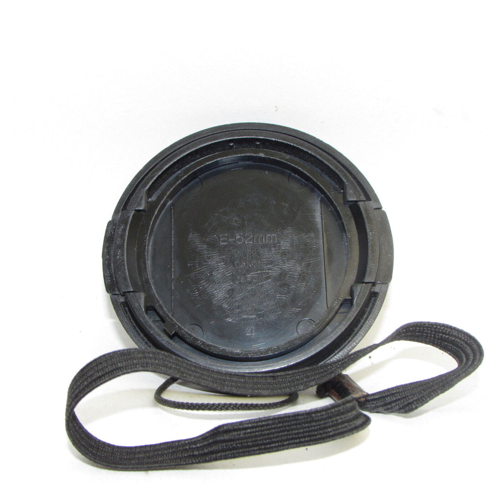 Used Canon E-52  52mm Lens Front Cap with string  Made in Japan S941039