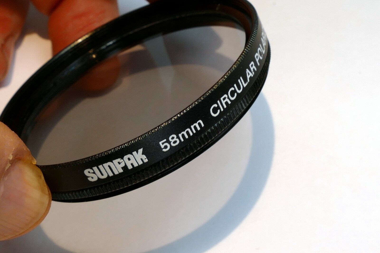 Sunpak 58mm C-PL Filter threaded Circular Polarizer
