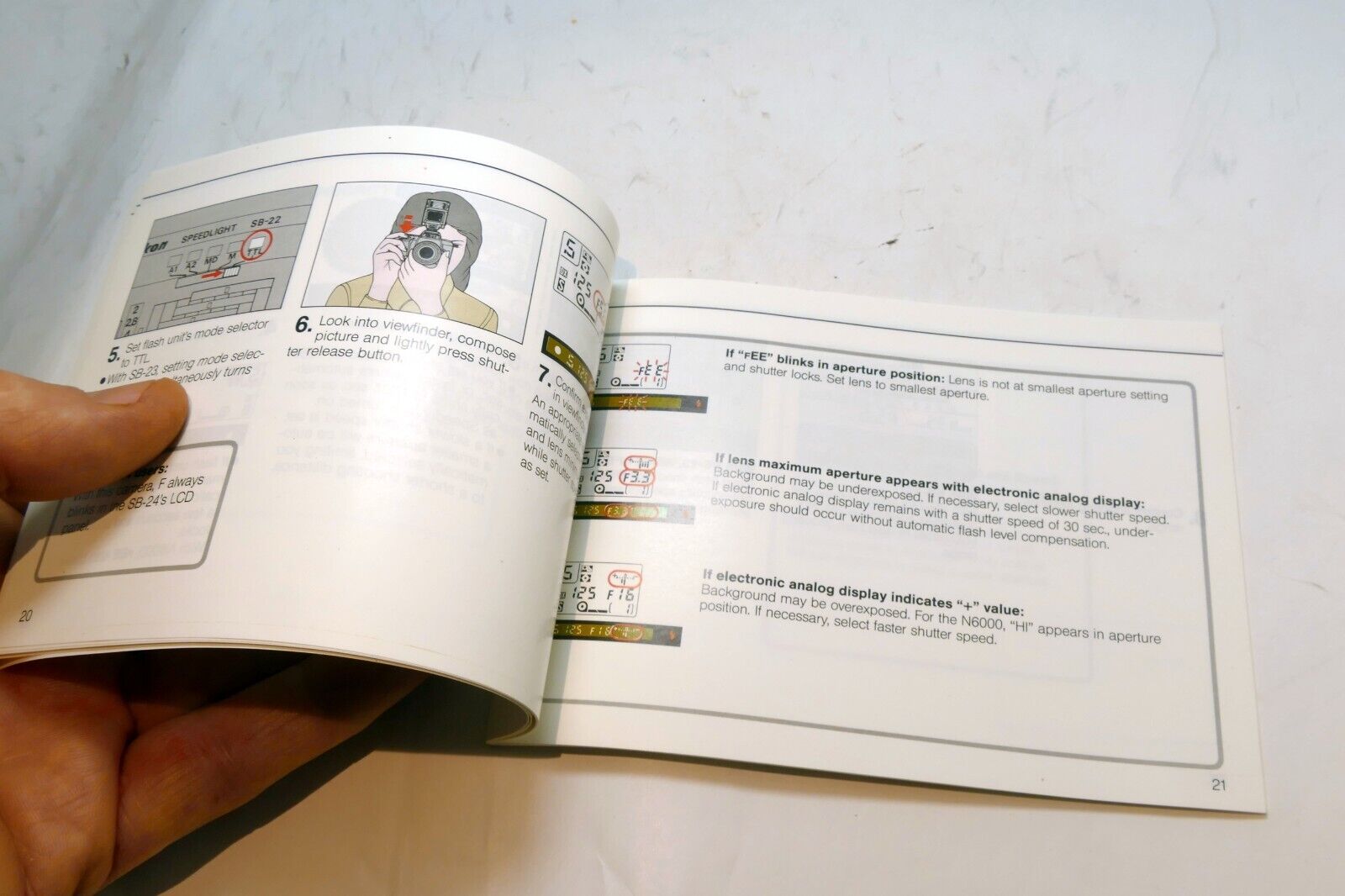 Nikon F N6006 Speedlight Flash Photography Instruction manual