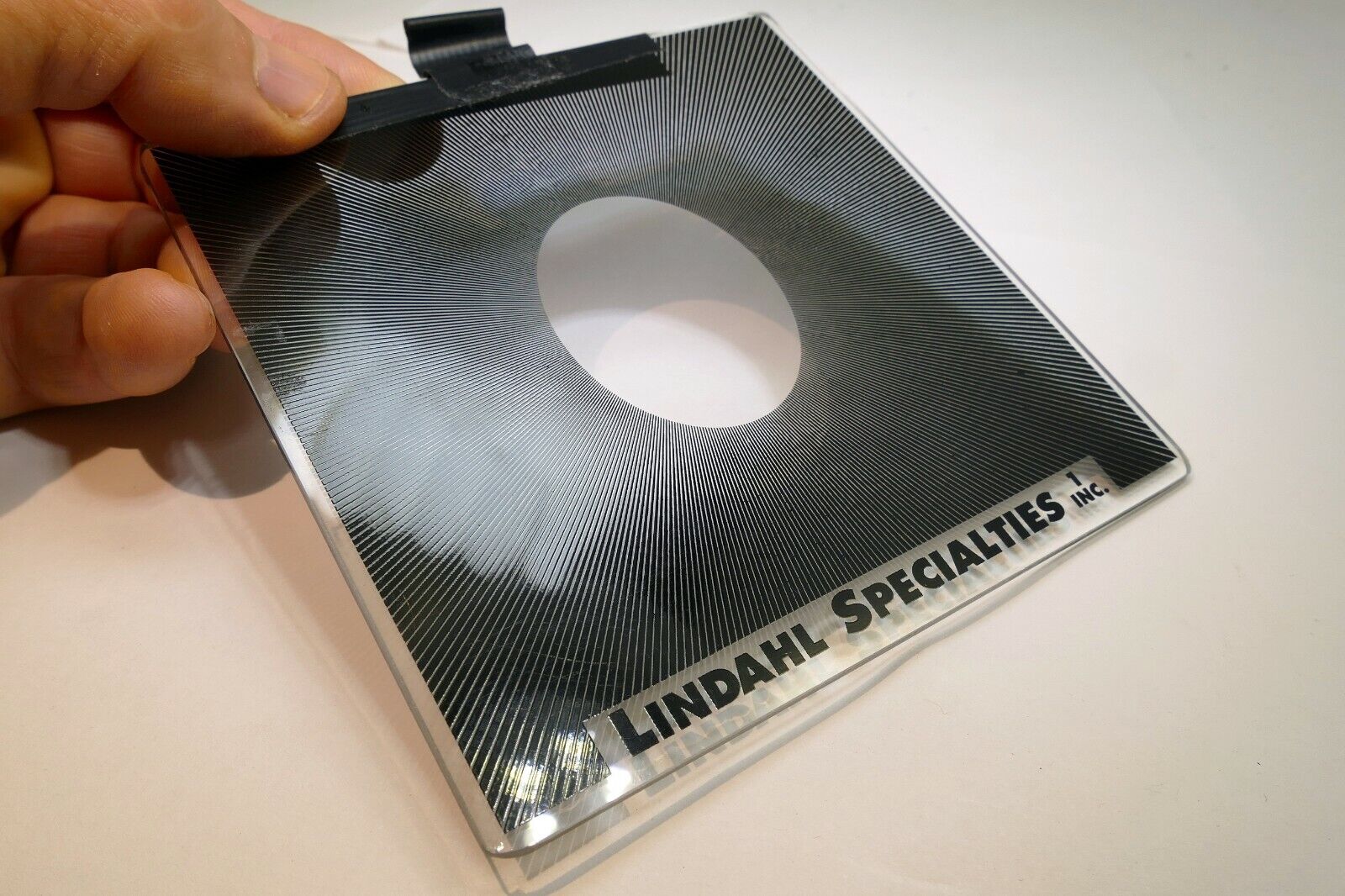 Lindahl 4.5X4.5" Center Spot Radial Neutral Density Vignette Glass Filter 