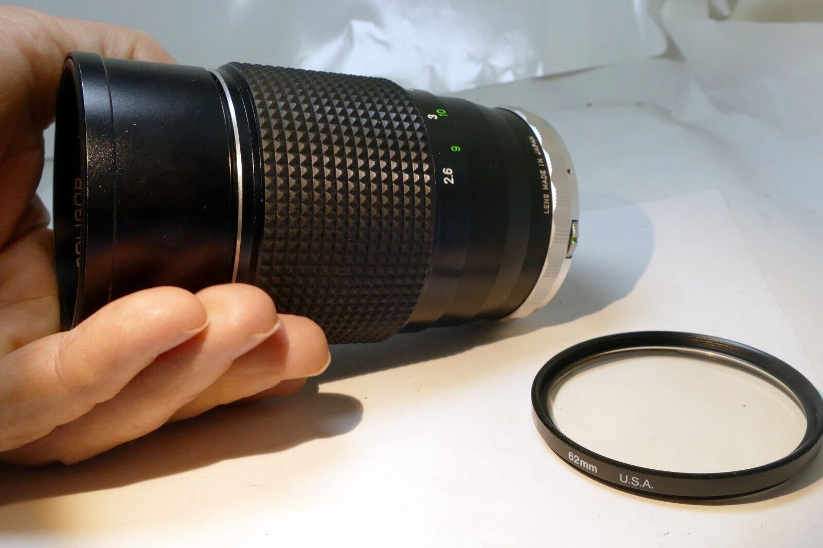 Soligor 200mm f3.5 for Olympus OM manual focus Telephoto prime Lens