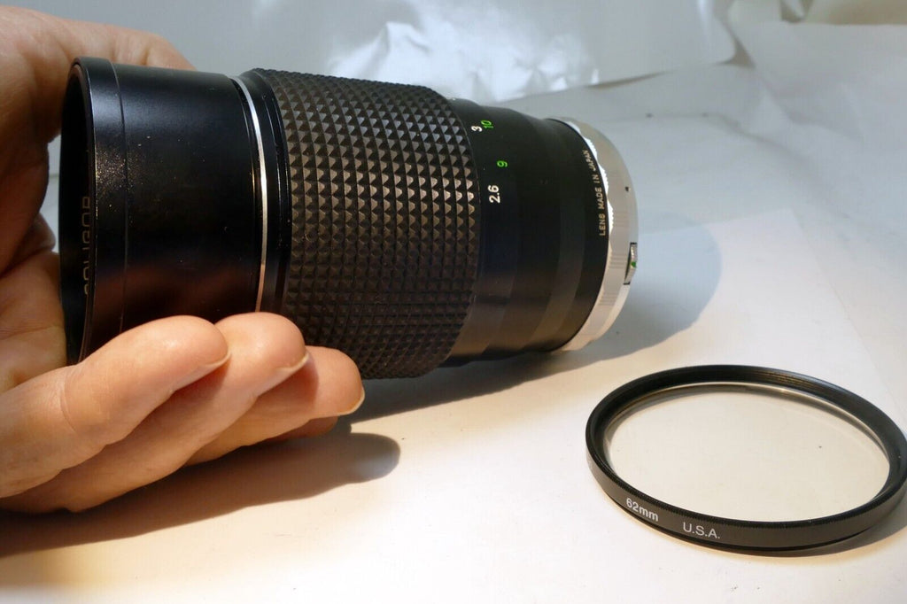 Soligor 200mm f3.5 for Olympus OM manual focus Telephoto prime Lens