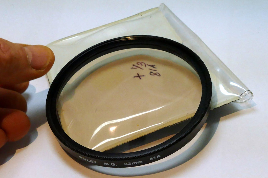 Rolev 82mm 81A Filter MG 1/3 F stop X