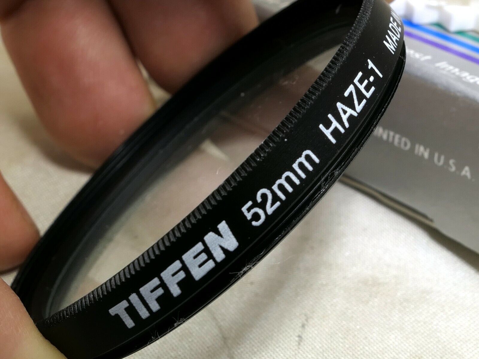 Tiffen 52mm Haze-1 UV  Lens Filter made in USA Clear-UV - Boxed mint
