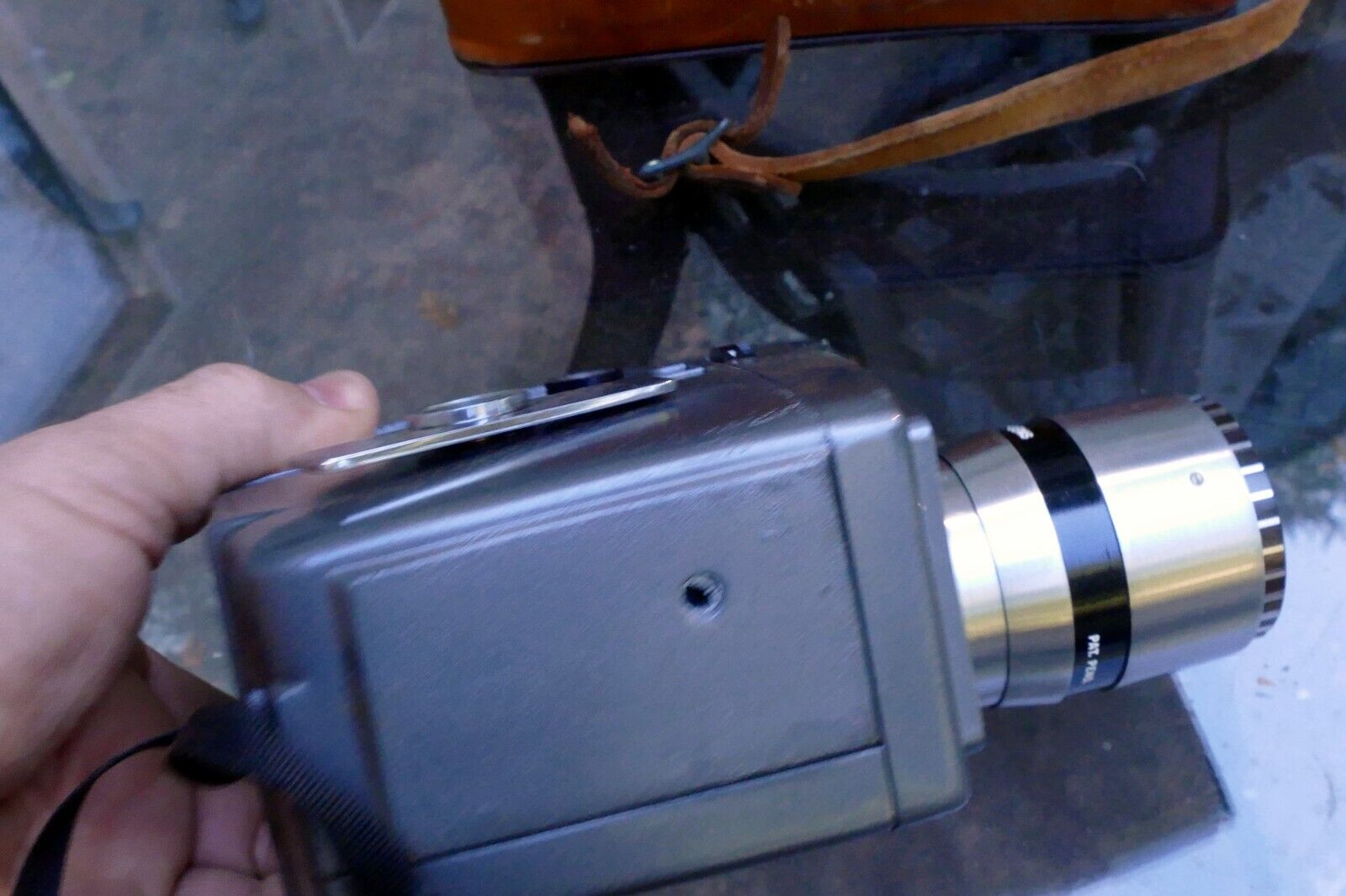 Revere 8 Eye-Matic 8mm Model 143 Power Zoom Camera w/ Raptar Lens -  PARTS AS IS