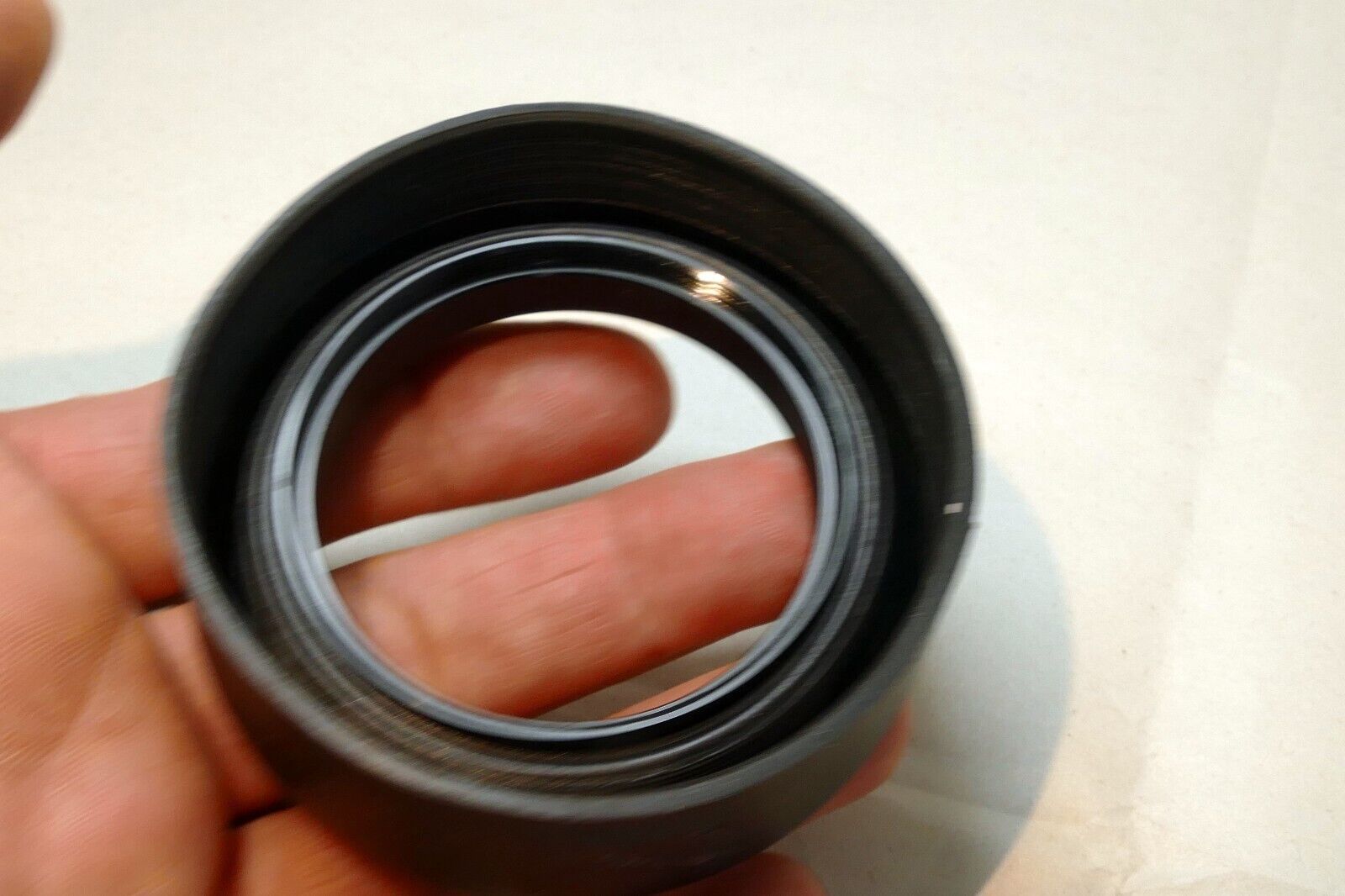 3-Way collapsible 52mm Rubber Lens Hood Shade for 50mm 135mm
