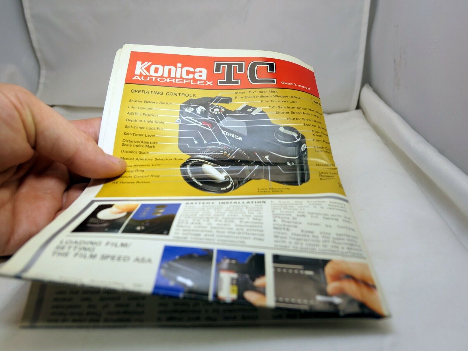 Konika TC Autoreflex camera lens System Brochure List 1978