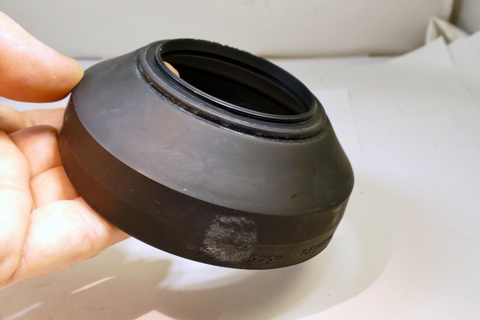 Mamiya 58mm Lens threaded Rubber Hood shade wide angle 55mm f2.8 Sekor C 645