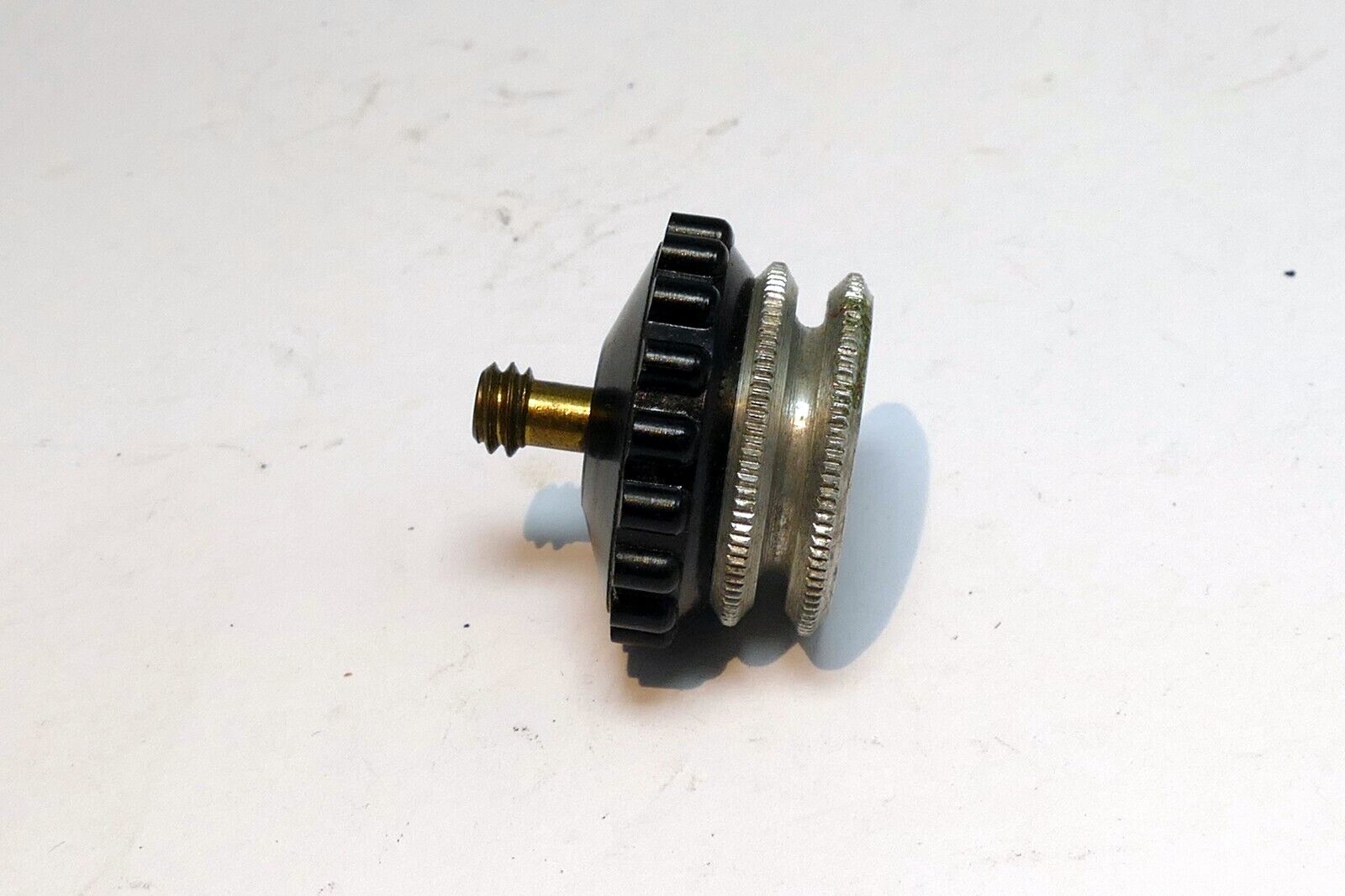 1/4"- 1/3" Tripod Screw to Flash Hot Shoe Mount Adapter  vintage threaded