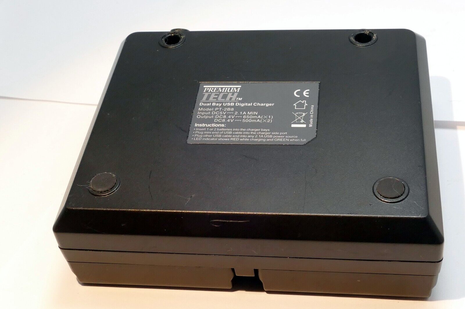 Dual Premium Tech battery charger adapter for EN-EL15 Nikon replacement