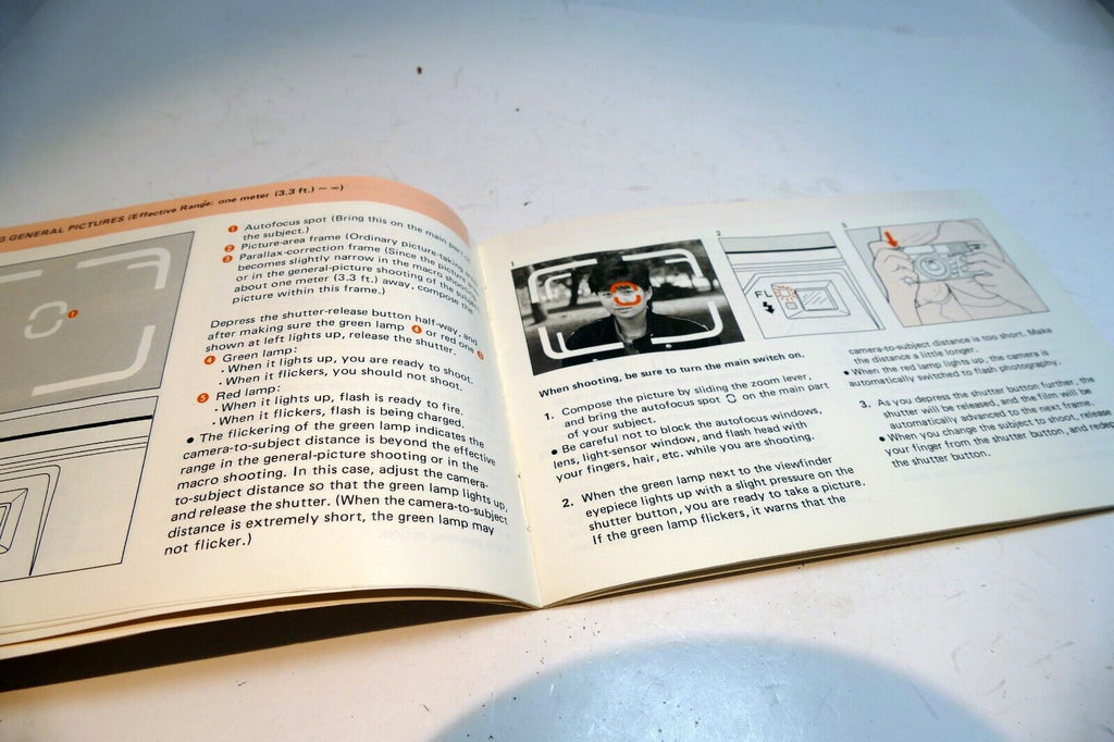Pentax IQ zoom  35mm Camera User's Manual Instruction Guide