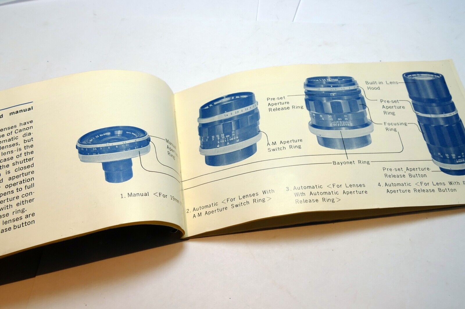 Canon FL lens Sales Brochure Accessory guide