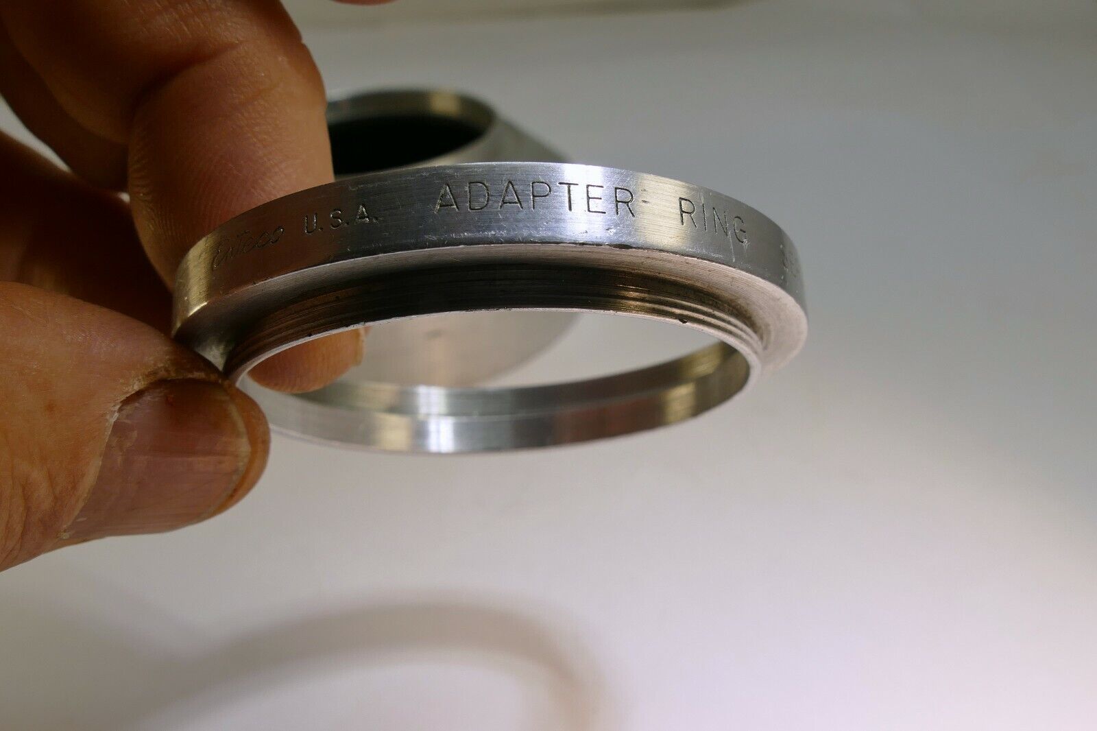 Enteco series 7 VII lens hood shade metal threaded screw in type w/ 49mm adapter