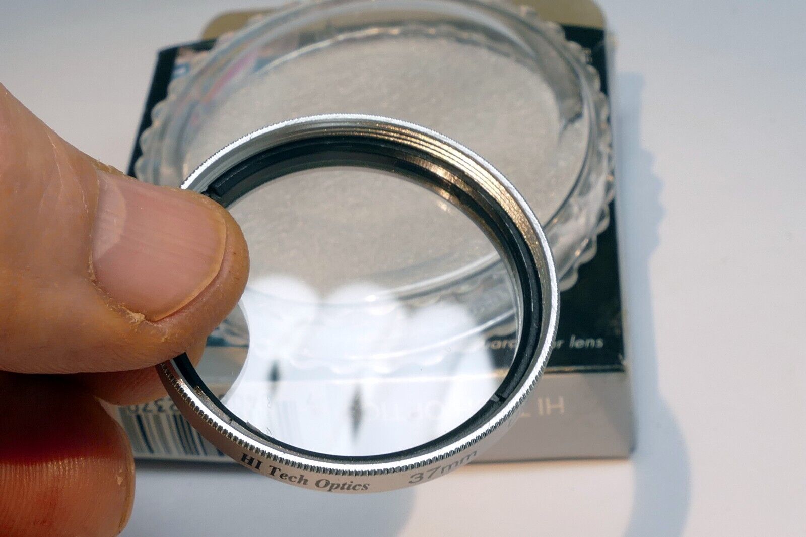 Hi Tech Optics 37mm MC UV Lens Filter Multi-Coated for camcorder (chrome rim)