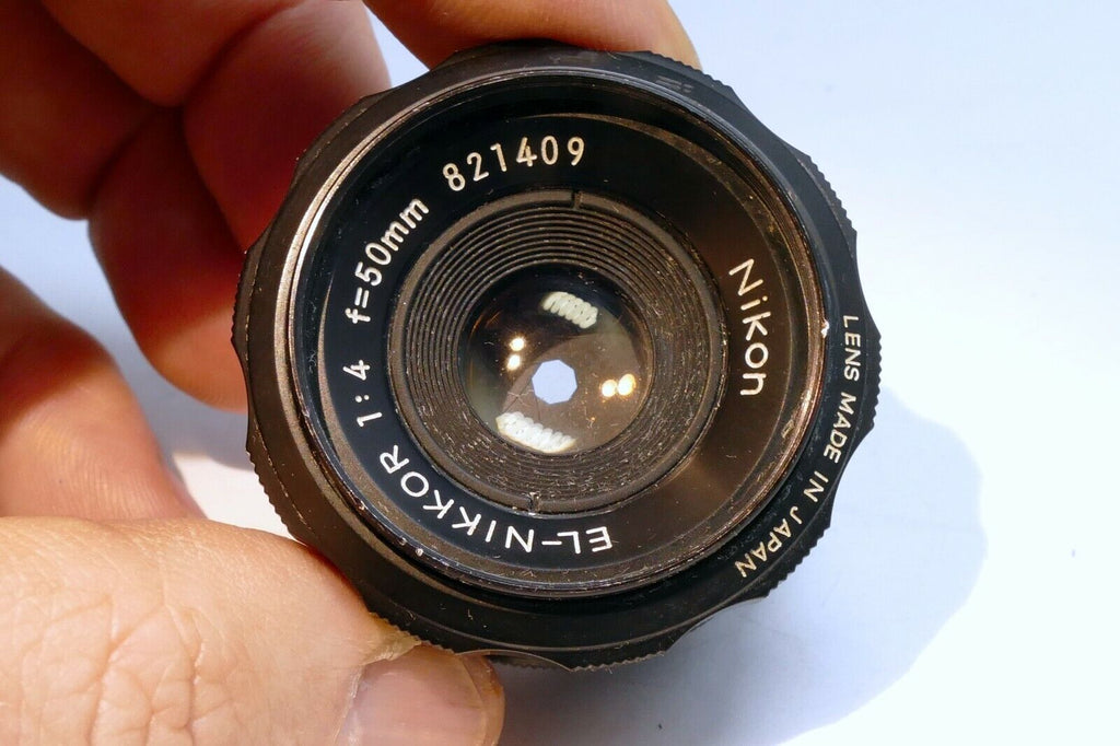 Nikon EL Nikkor 50mm f4 Lens (with haze inside) - AS IS