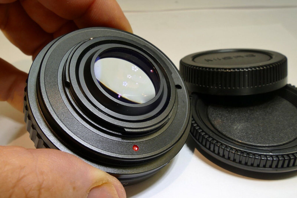 Focal Reducer Lens Booster Adapter Nikon G to M4/3 cameras Panasonic GH5 GH4