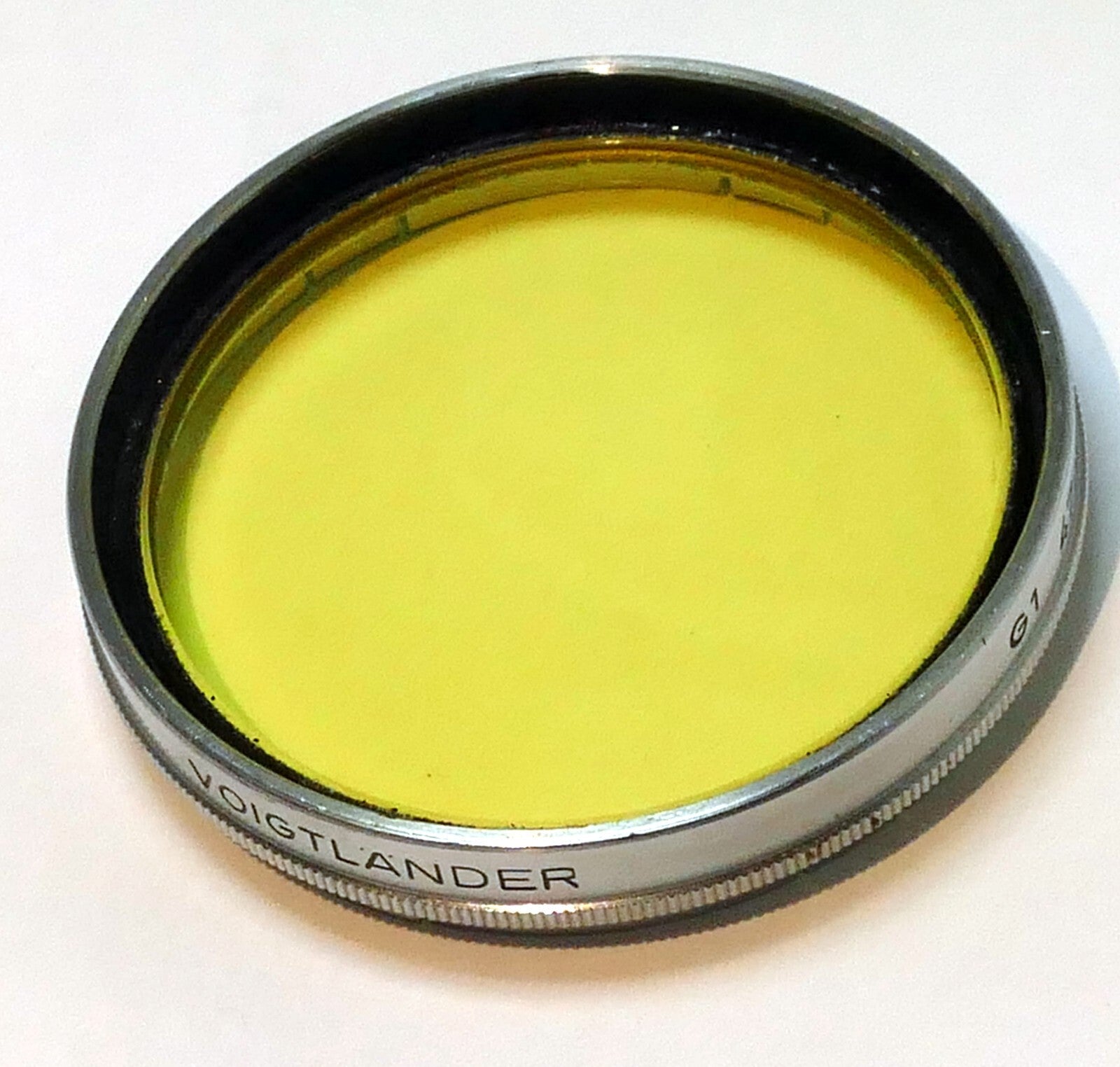 Voigtlander G1 Yellow 47mm Filter 301/47 Germany Nocton (with some scratches)