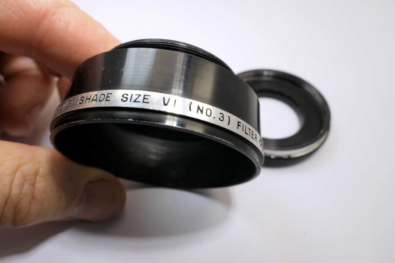 Harrison Series 6 VI 44mm OD lens hood shade metal w/ 30mm OD threads on bottom