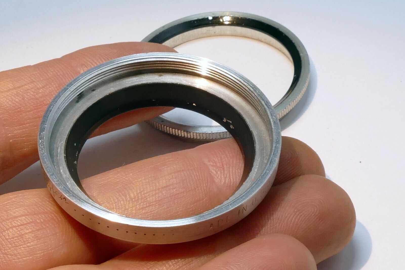 Tiffen 37mm to 44mm series VI 6 filter Holder Adapter ring with retainer ring