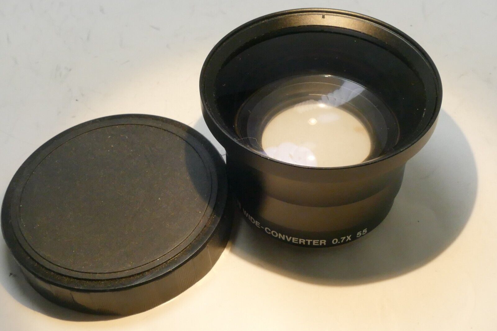 CANON Wide-Converter Lens 0.7 X 55 55mm rim - with haze, needs cleaning - AS IS