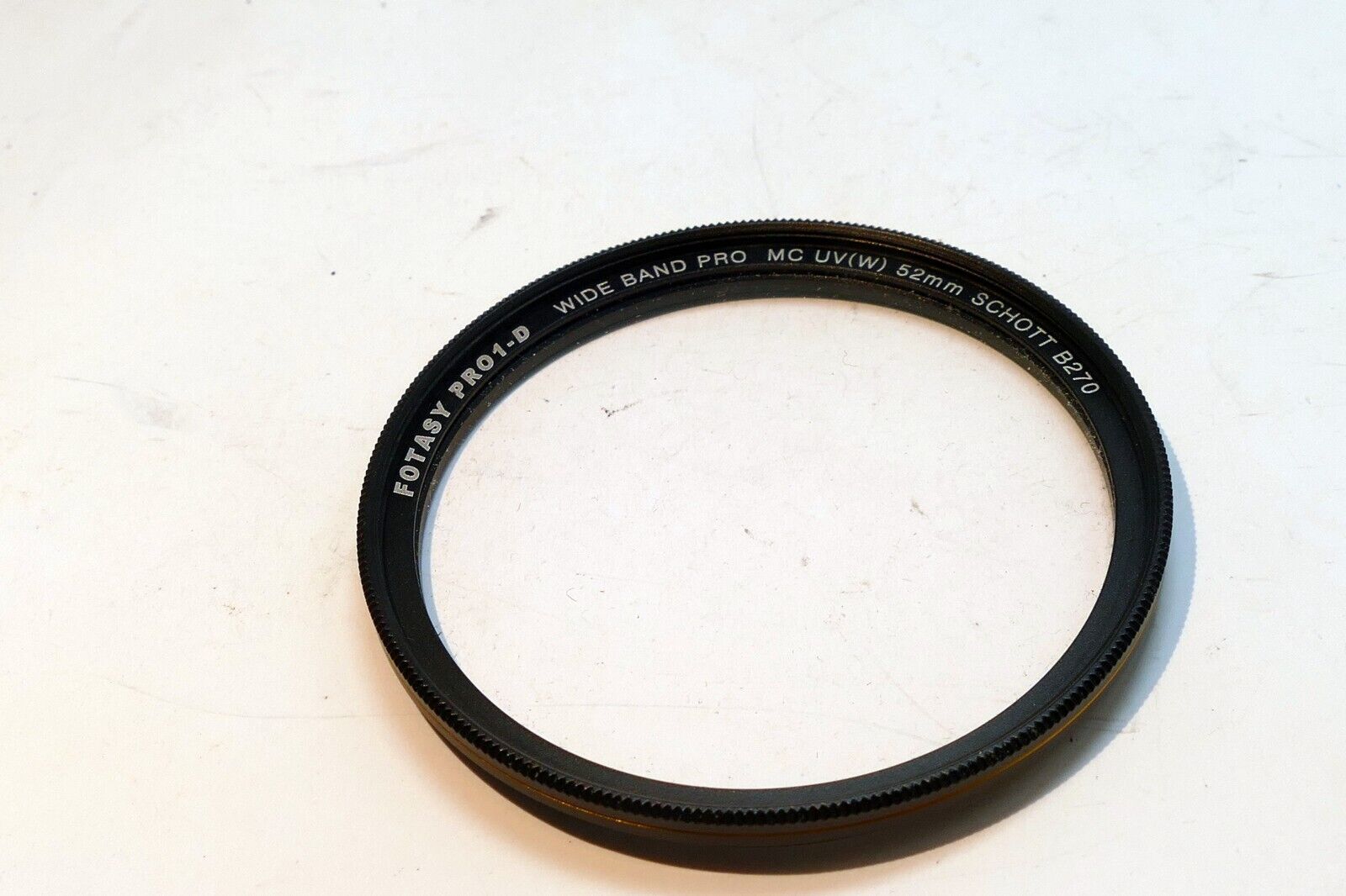Fotasy RO1-D Wide Band UV  W 52mm Lens Filter wide angle thin profile