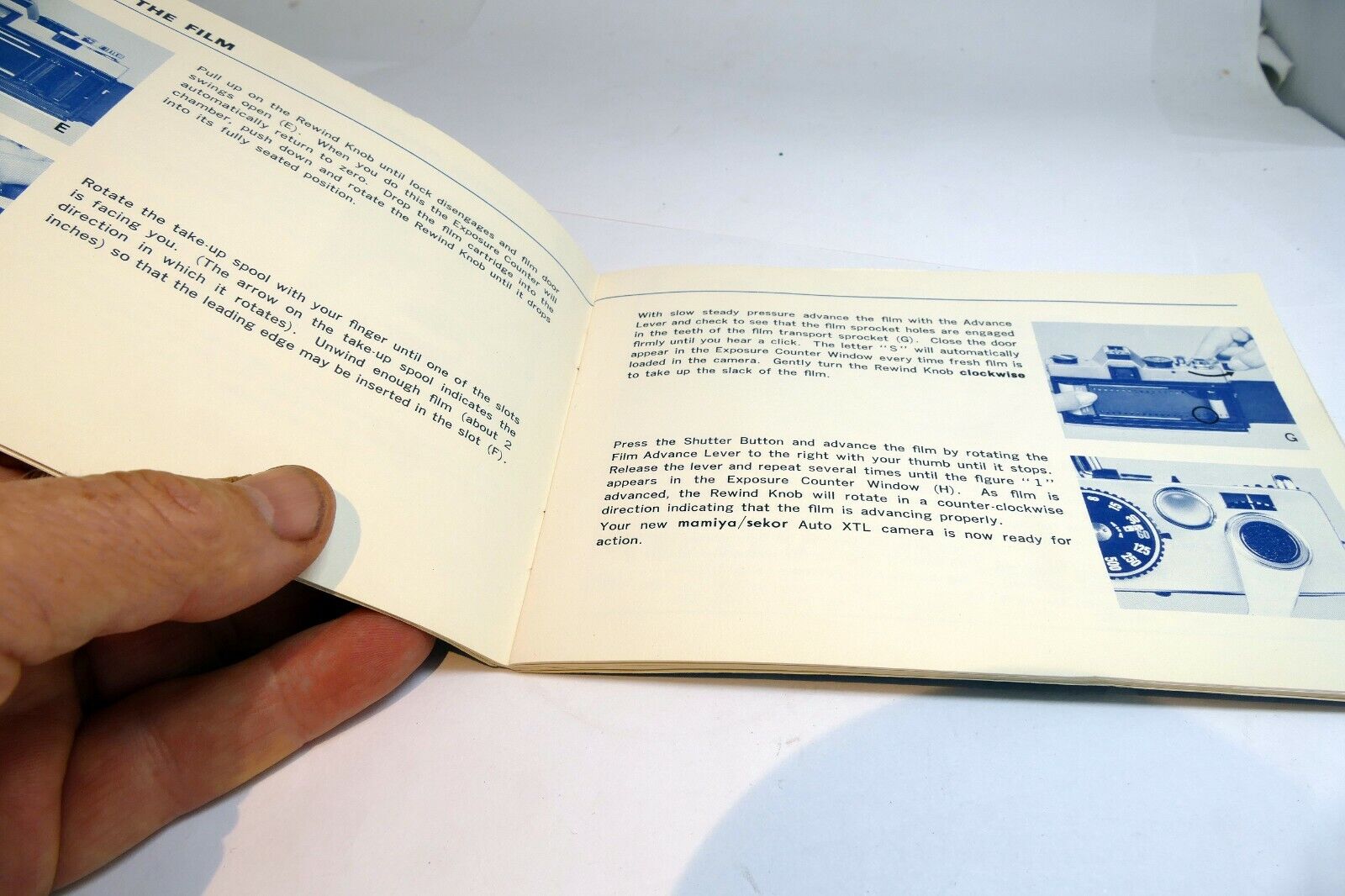 Mamiya Sekor Auto XTL camera Instruction manual guide English E