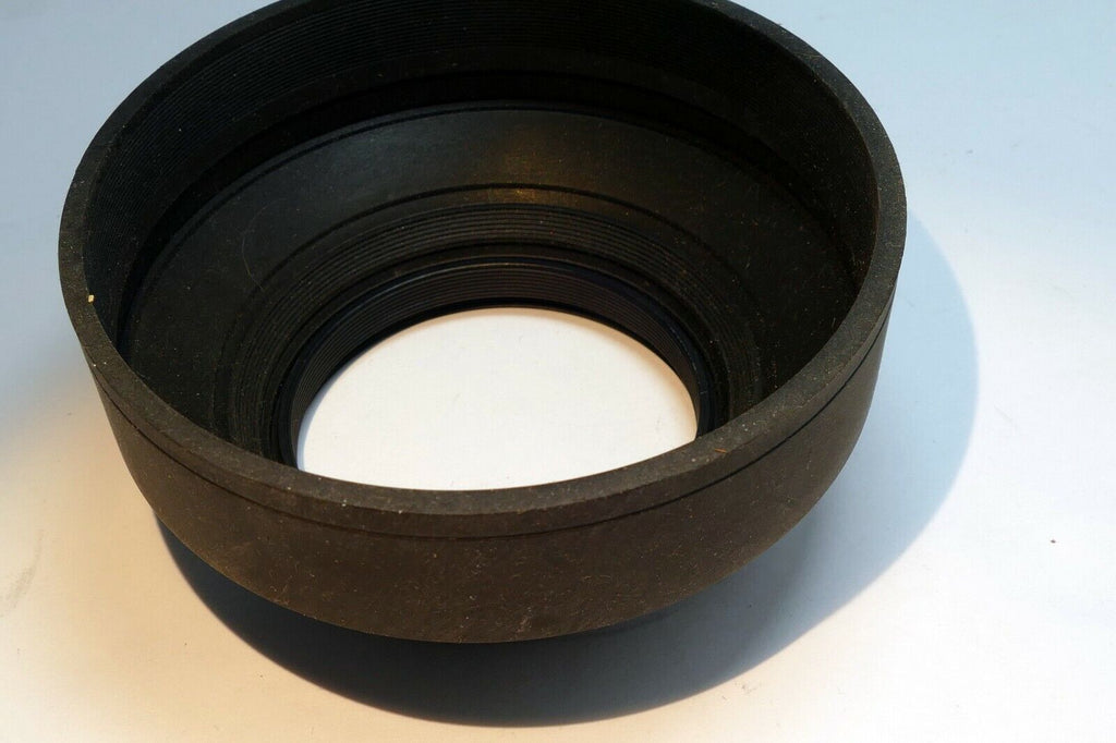 58mm Rubber Lens Hood Shade double threaded Female Threads