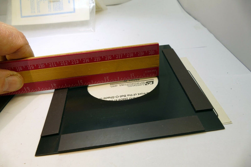 Lindahl Vignette set of four Magnetic Black Masks 5X5" for Bellow Shades 