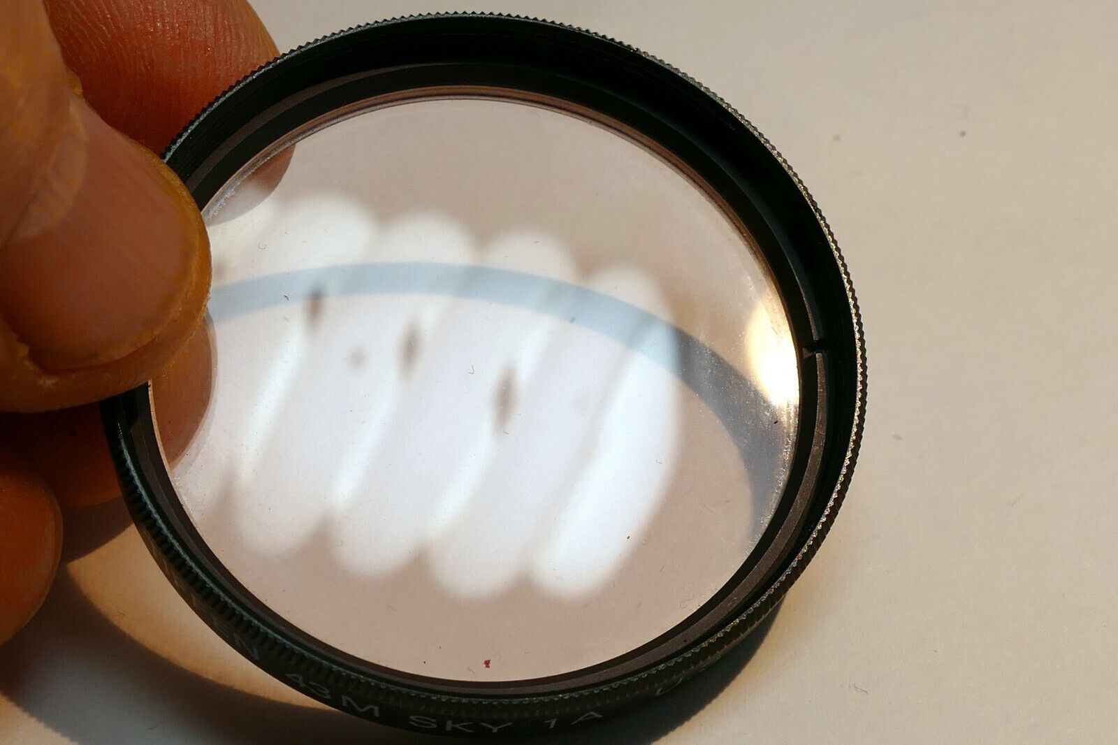 Tiffen 43mm Sky Lens Filter screw in type 1A Skylight made in USA