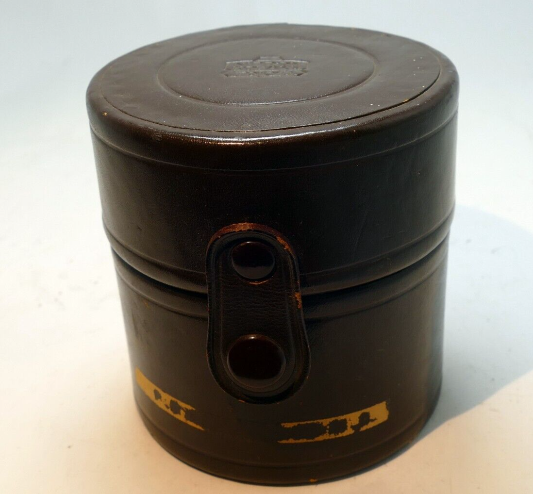 NIKON Nippon Kogaku Leather Hard Case for 28mm f2.8 f3.5 lens fits 50mm f1.8