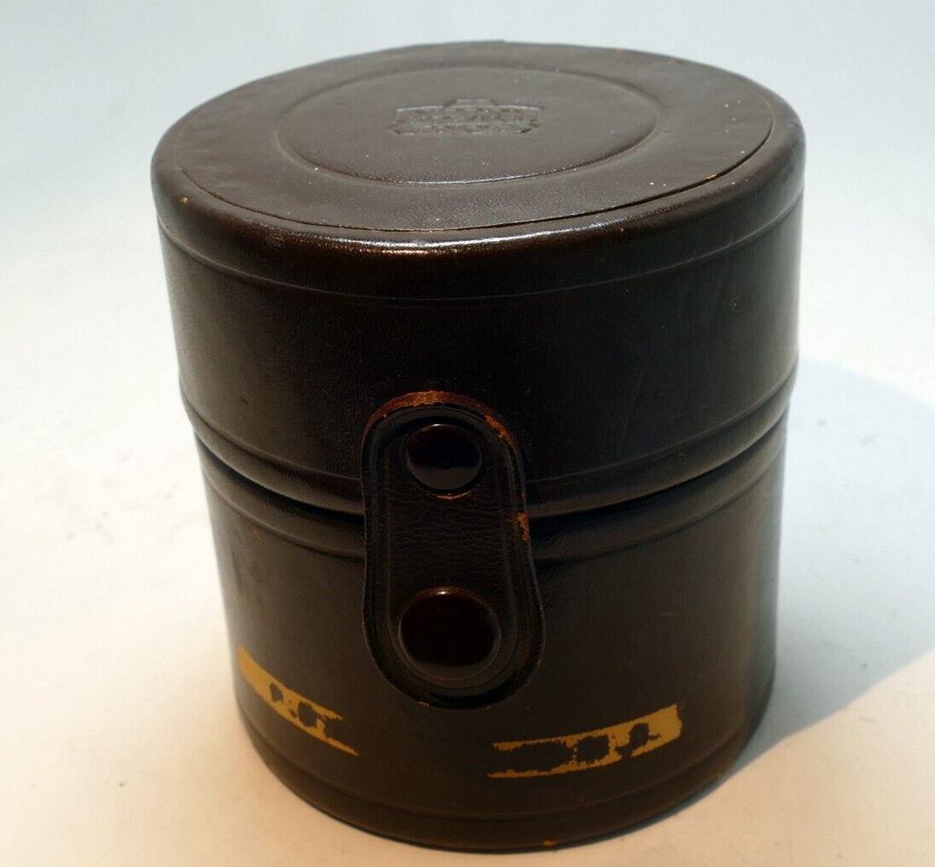 NIKON Nippon Kogaku Leather Hard Case for 28mm f2.8 f3.5 lens fits 50mm f1.8