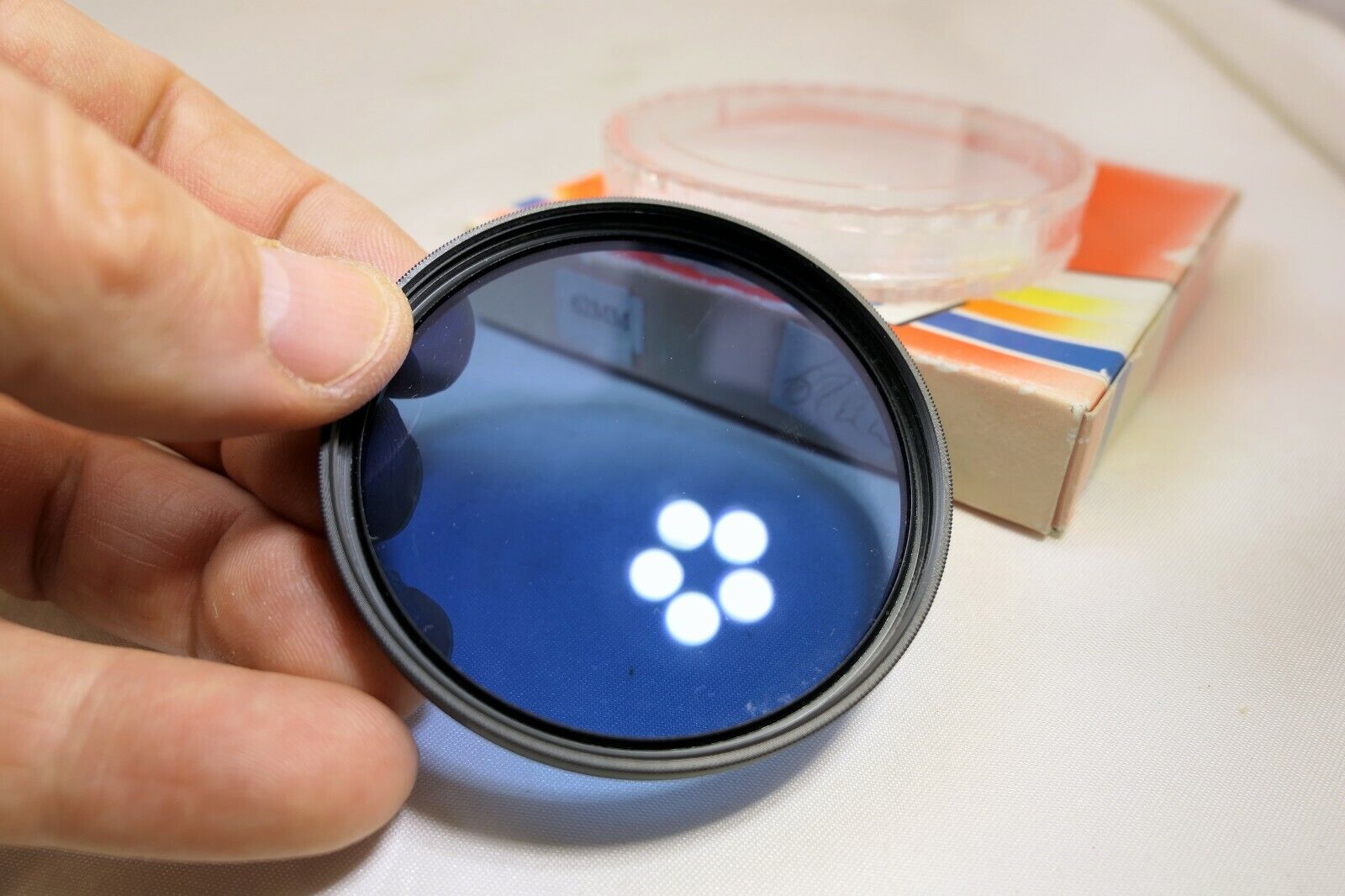 Eitar 62mm 80A Blue lens filter open box